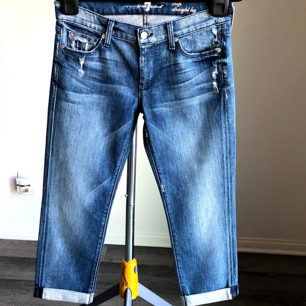 7 For All Mankind - Cropped/Cuffed Jean - 28 - EUC